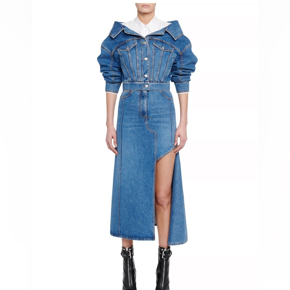 ALEXANDER MCQUEEN PENCIL SKIRT WITH CUT-OUT